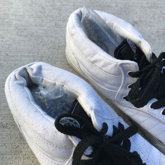 LOTEK BMX Bike White Black High Top Shoes Skate - Picture 4 of 8